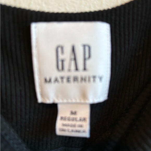 LIKE NEW GAP MATERNITY RIBBED JUMPSUIT IN BLACK - Picture 6 of 7